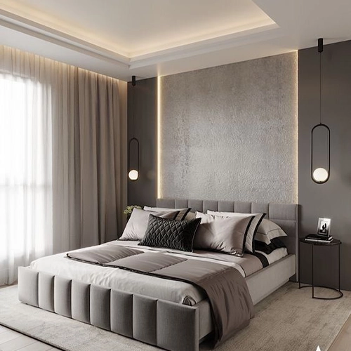 Best Gray Bedroom Ideas and Design Inspiration [Montenegro Stone House Renovation Vision Board